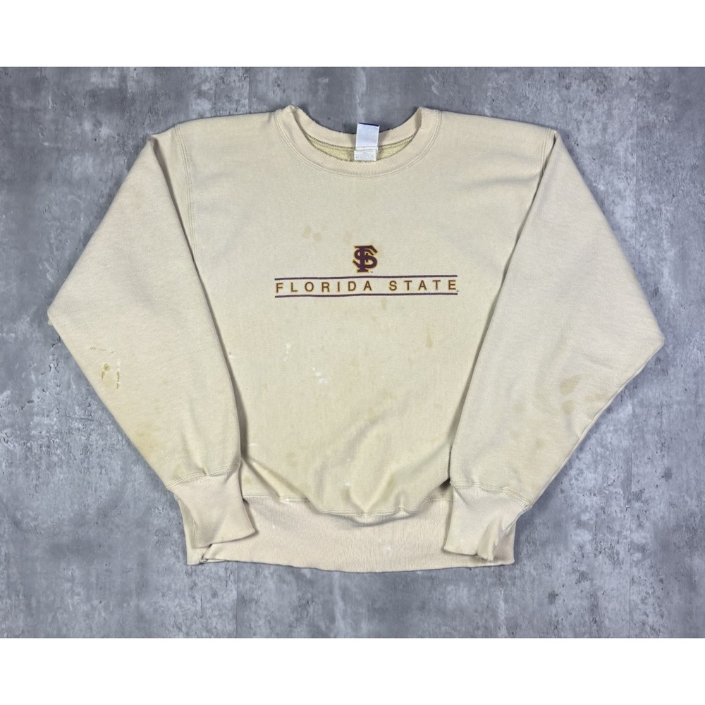 vintage 90s Florida State University Champion Reverse Weave Sweatshirt size M